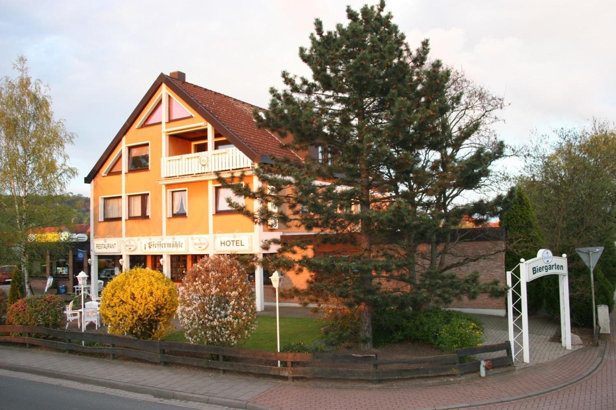 Hotel-Garni Pfeffermuehle Emmerthal Exterior foto